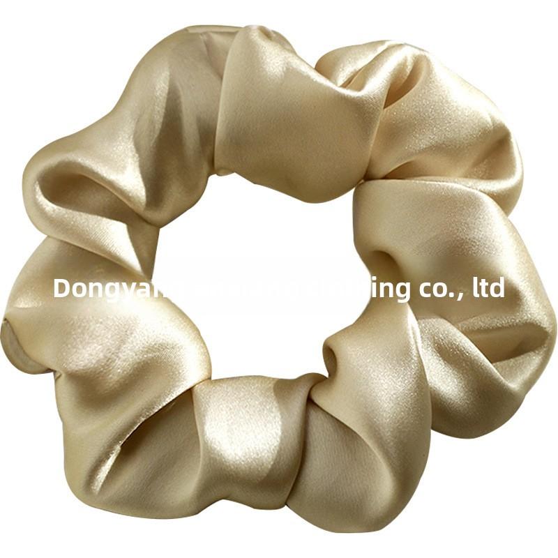 Резинка для волос из 19 момме чистого шелка, ручной работы, шелковая повязка для волос из шелка тутового дерева для женщин (4 см 6 см)
