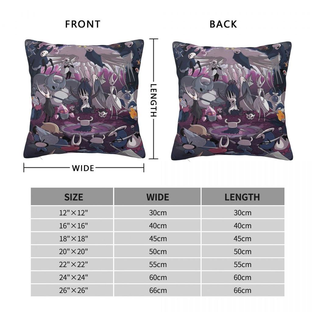 Y2K Home Hollow Knight Funny Gamesdecoration Pillowcase Accessories Pillow Cover Zippered Multi Size