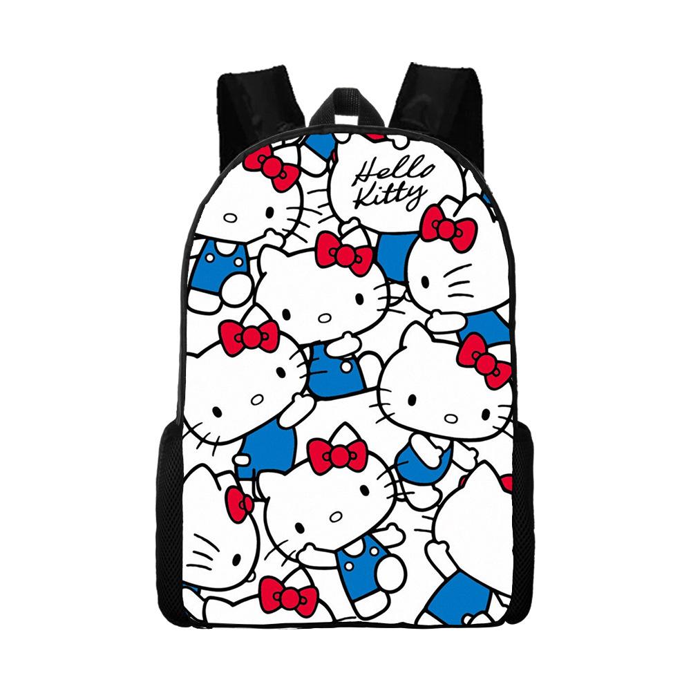 Мультяшный рюкзак Hello Kitty Школьная сумка Ello Kitty Рюкзак с цифровой печатью