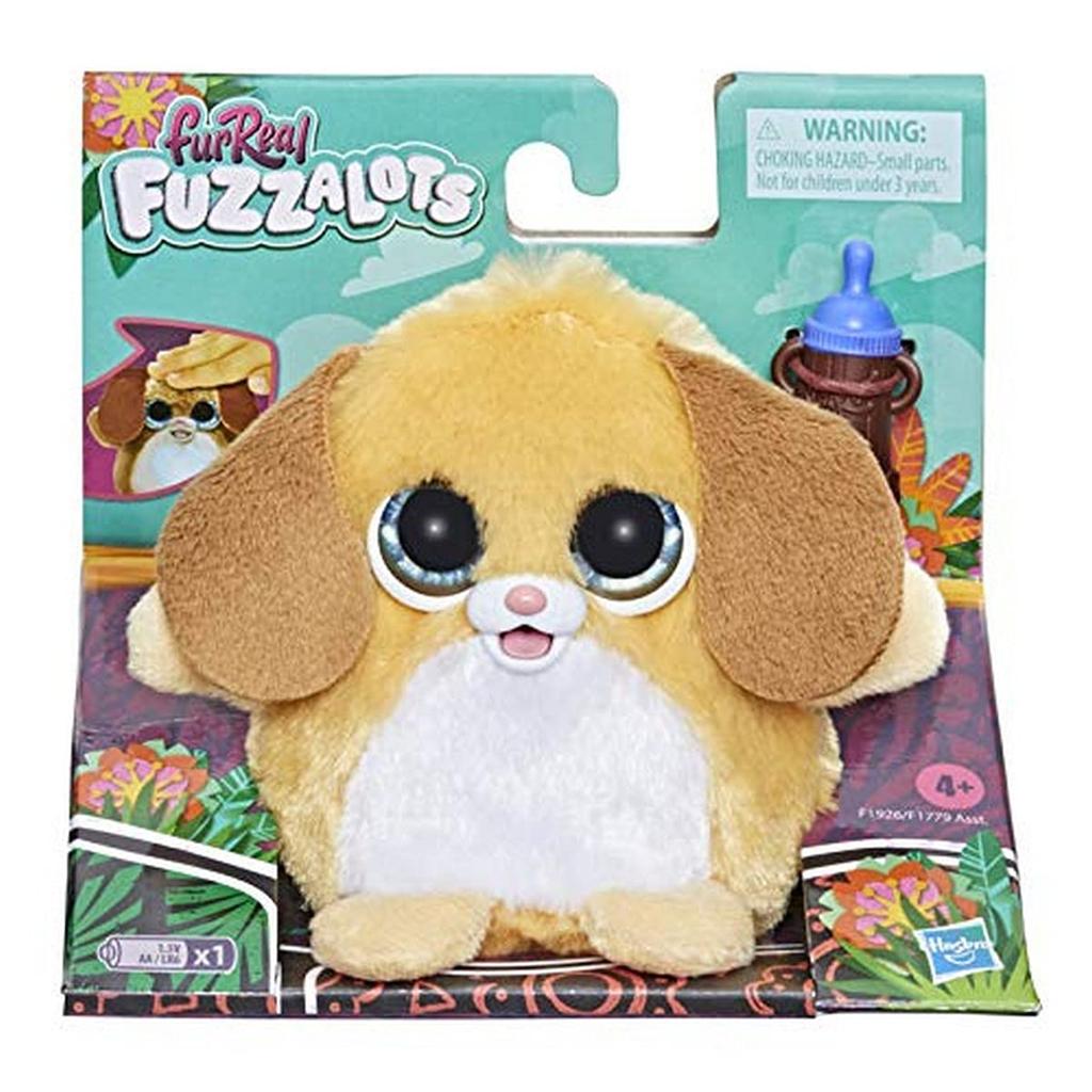 furReal Fuzzalots Puppy Color Changing Interactive Feeding Toy with Lights and Sounds Ages F19265X1 4+,