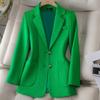 Women's Autumn and Winter Light Luxury High-end Blazer, Long-sleeved Temperament, Celebrity Sense of Mid-length Casual Suit