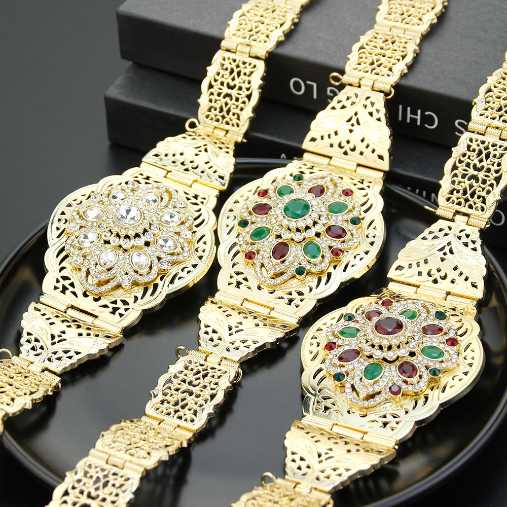 Простой пояс золотого цвета, регулируемая длина, свадебные украшения, поясная цепочка, шикарный пояс с кристаллами