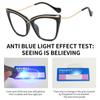 Eye Protection Anti-Blue Light Glasses Classic Ultralight Blue Ray Blocking Frame Eyewear PC Square Eyeglasses Office