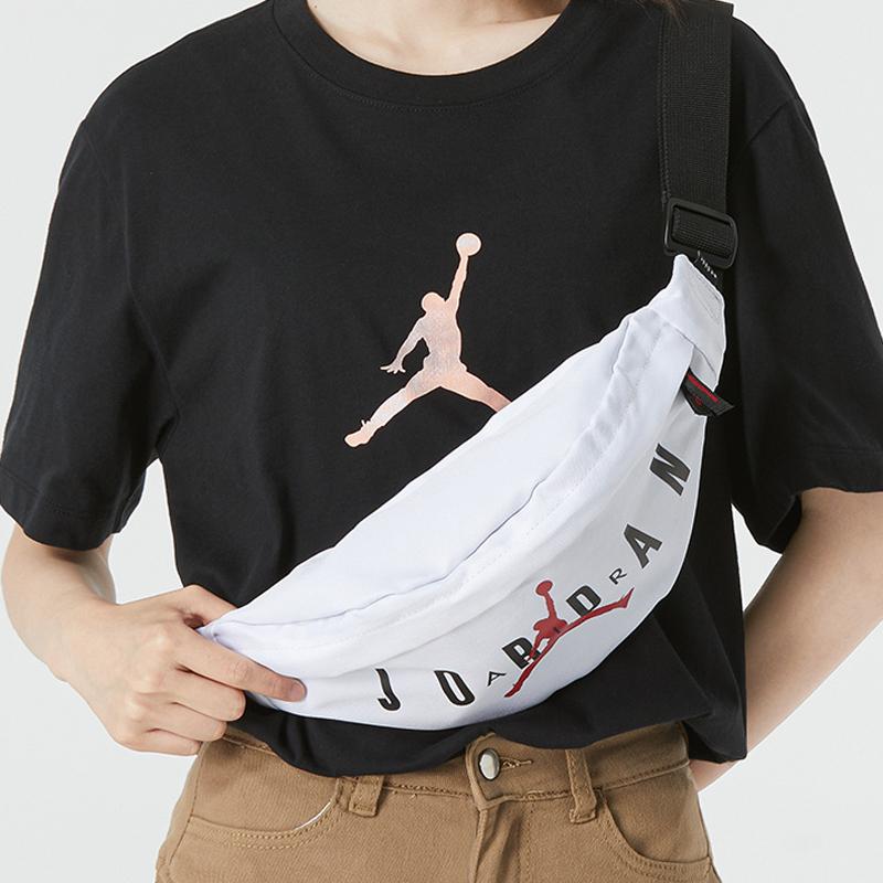 New Jordan Polyester One Shoulder Crossbody Bag Sling Bag Fanny Pack Regular Unisex White DQ8114-100