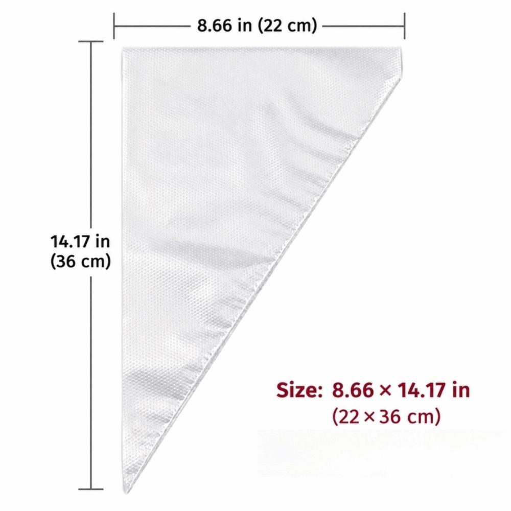 100PCS PE Piping Pastry Bag Thickened Cream Icing Bag New Cupcake Piping Bag Cake Decorating