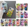 Phone Case For Iphone 14 Pro Max 13 12 11 Pro Max Xs Max Xr X 12mini 7 8 14 Plus Se Floral Flower Painting Case Funda Capa Cell
