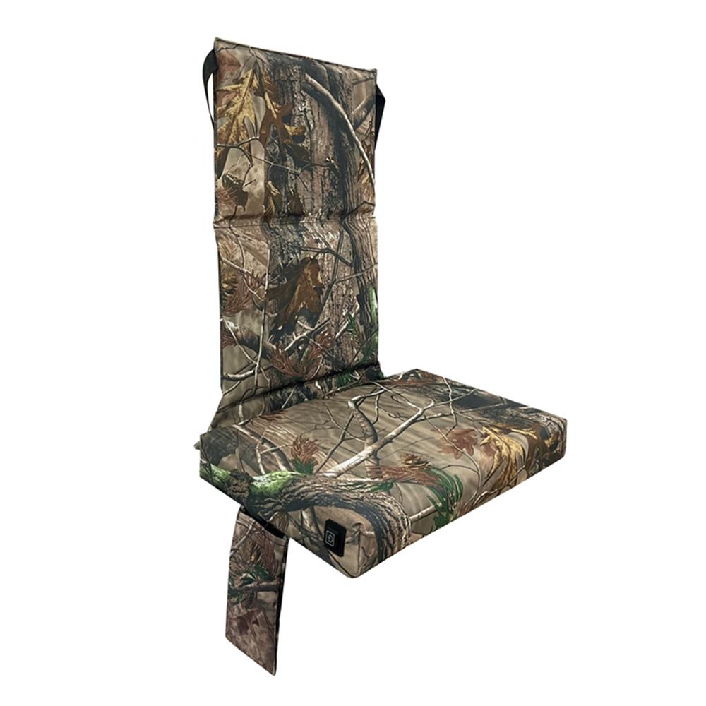 Подушка сиденья с подогревом для охоты, регулируемая перезаряжаемая подушка сиденья для уличной подставки на дереве