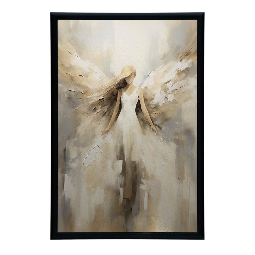 Постер Эфирная Элегантность Постер Эфирная Элегантность, 30X40 См, Алюминиевая Рама Черная, Матовая Бумага 230 Г/м²