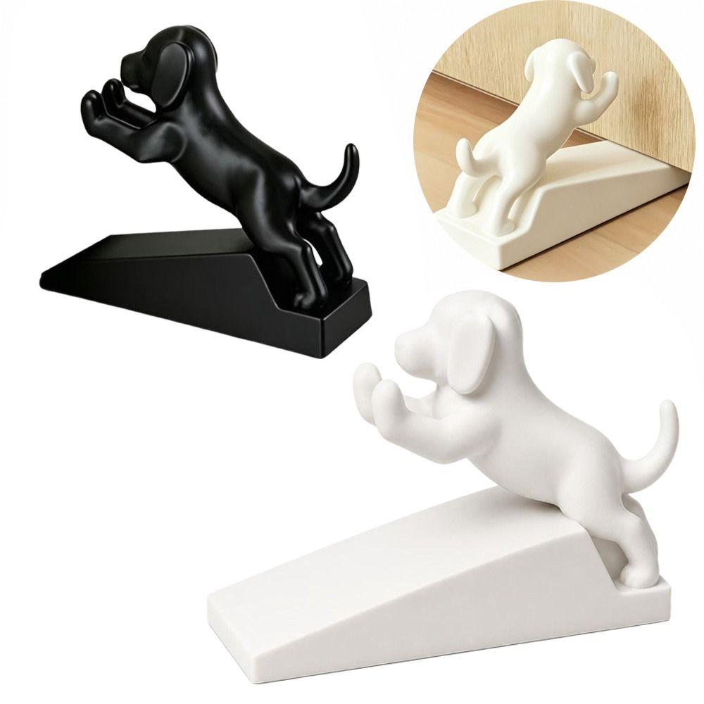 Dog Shape Puppy Door Top Anti-Collision Door Stop Wedge Cute Door Stopper Wedge Keep Doors Open