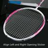 Badminton Racket Head Protective Sticker Multi-Color Anti-Friction Simple Disassembly Portable Bat Frame Line Tape Protector Diy