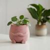 Украшения для цветочных горшков 3D-печать Милый настольный держатель для растений Прочный PLA Домашний декор для суккулентов