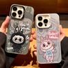 Применимо к чехлу для мобильного телефона Apple 15 Labub IPhone14promax Милый 13 Pro Цветной Серебристый Чехол 12 Huawei P70