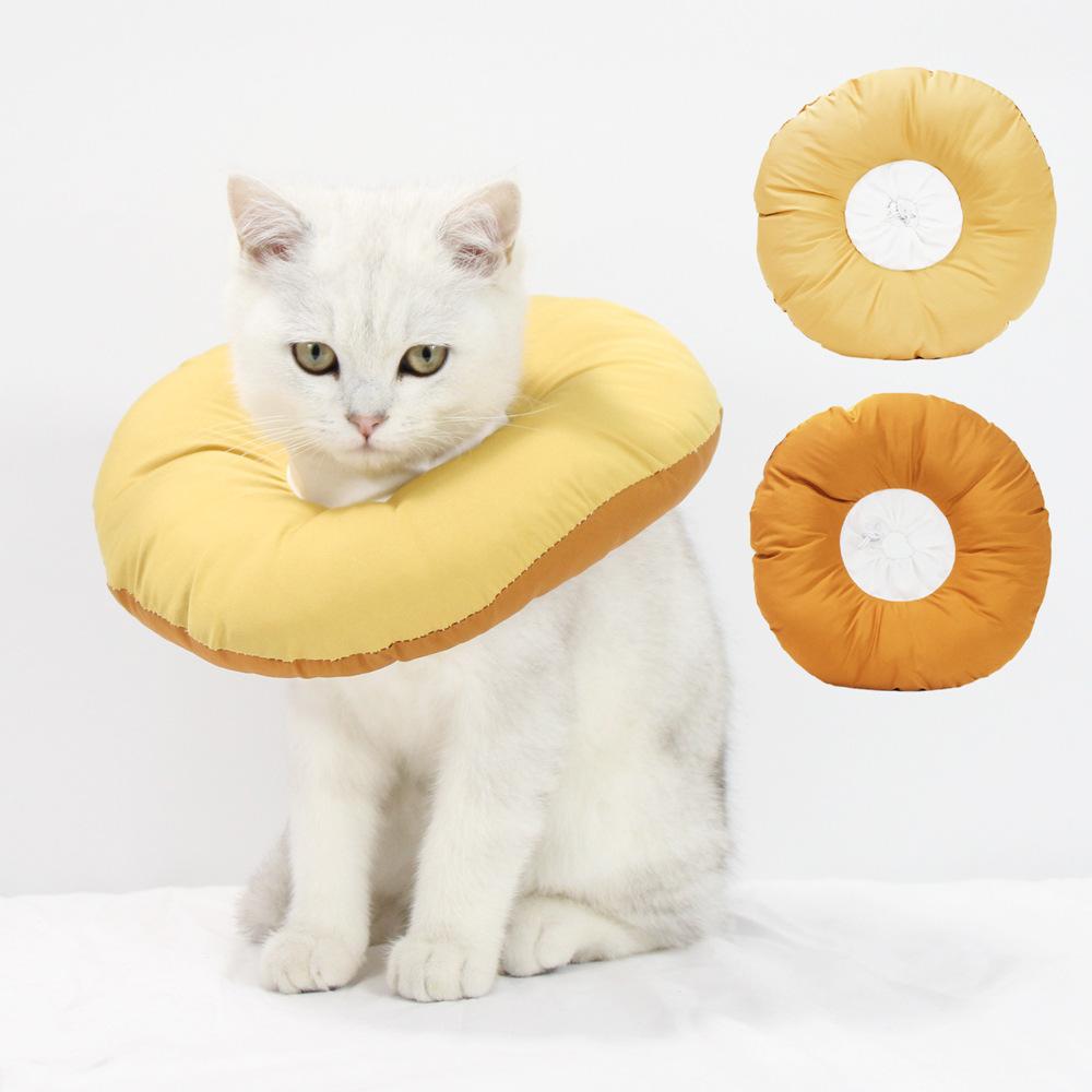 Погладьте кошку собаку Елизаветинский воротник послеоперационный против вылизывания питомец мягкий капюшон большая собака стерилизация стигма кольцо