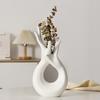 Abstract Hand Ceramic Vase Modern Minimalist Body Art Hand Shaped Floral Plants Holder Container Home