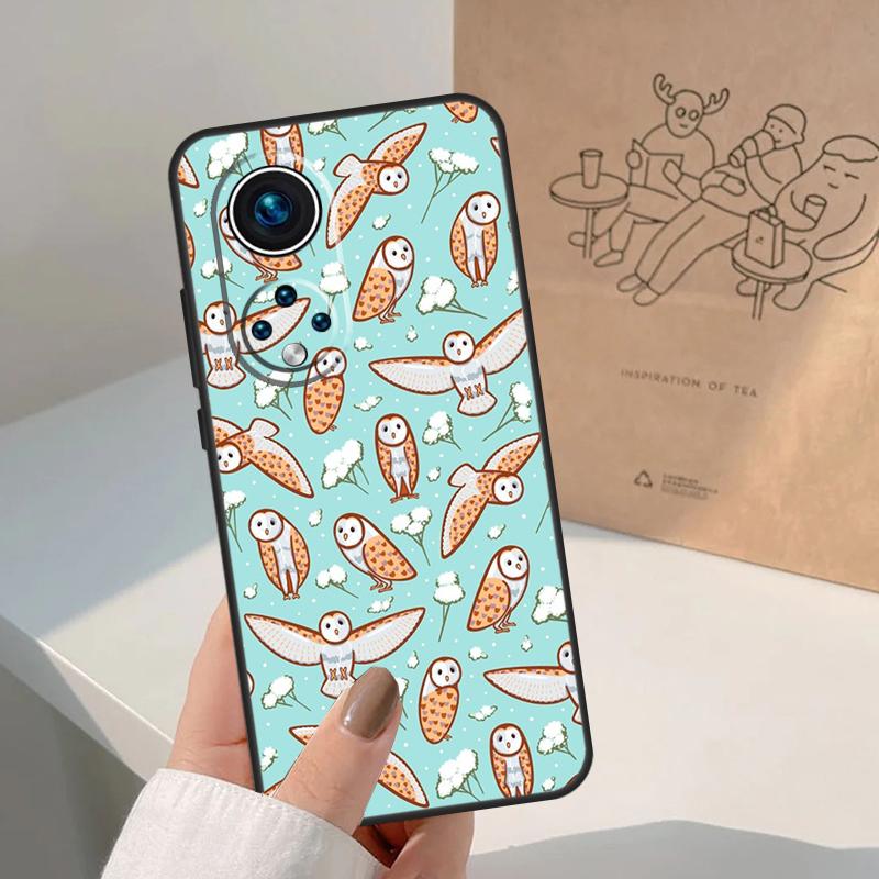 Милый Мультяшный Филин Для Honor Magic 7 Lite 5 6 8 Pro Чехол Для Honor 400 200 90 70 50 X8c X8b X9a X9b X9c X9d Win