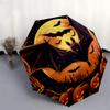 1pc Halloween Bat Pumpkin Moon Night Umbrella with Plastic Handle,Suitable for All Seasons Home Travel Outdoor UmbrellaDD739