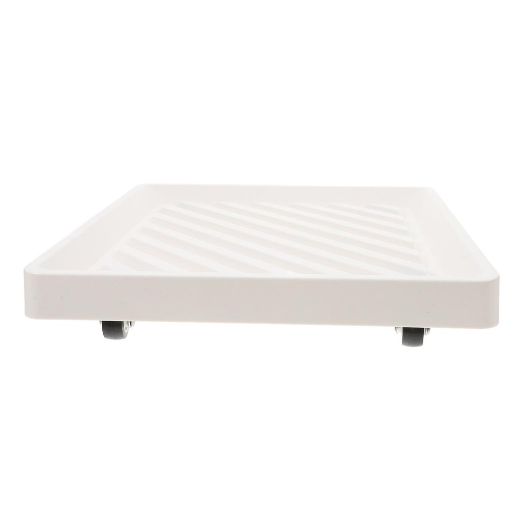 Square Plant Dolly Thickened Rolling Planter Base Heavy Duty Tray Movable Pot Pallet Stand Indoor Outdoor Garden with Hidden