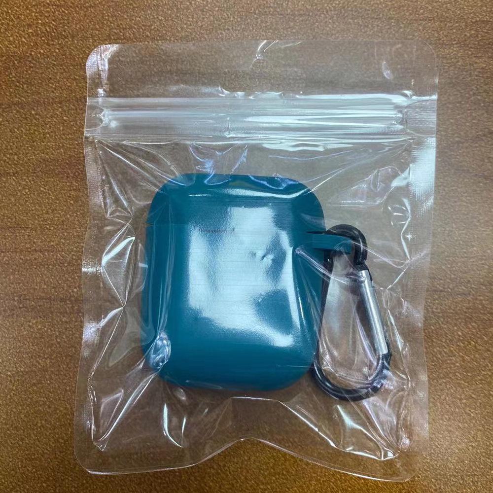 Радужный силиконовый защитный чехол для AirPods 3 с крючком