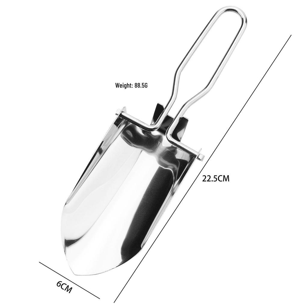 Многофункциональная складная лопата из нержавеющей стали: Совок для льда, Совок для муки, Садоводство и Песочная лопатка