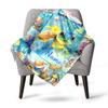 Sea Life Theme Home Customize Your Name Blankets Comfortable Soft Lightweight Allseason Multipurpose Blanket For Picnics Sofas Offices Beds Living