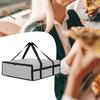 Delivery Pizza Insulation Bag with Double Handles Large Capacity Reusable Fully Insulated for Home