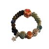 JMXD-China Wind Mulberry Childish Retro Ceramic Beaded Bracelet Women's New Chinese Natural Stone Girlfriend Bracelet Couple Bracelet