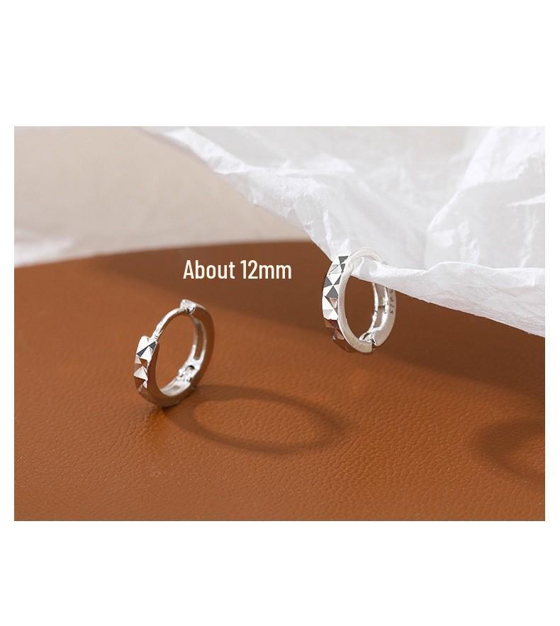 Геометрические серьги-кольца в корейском стиле: Элегантные, Универсальные Украшения для Ушей для Женщин и Студенток