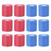 PATIKIL Foam Sports Athletic 30 Yards Breathable Sports Elastic Bandage Roll for Tennis Racket Grip Cushion Wrap for and 2 Colors 12-Pack Pre-Wrap
