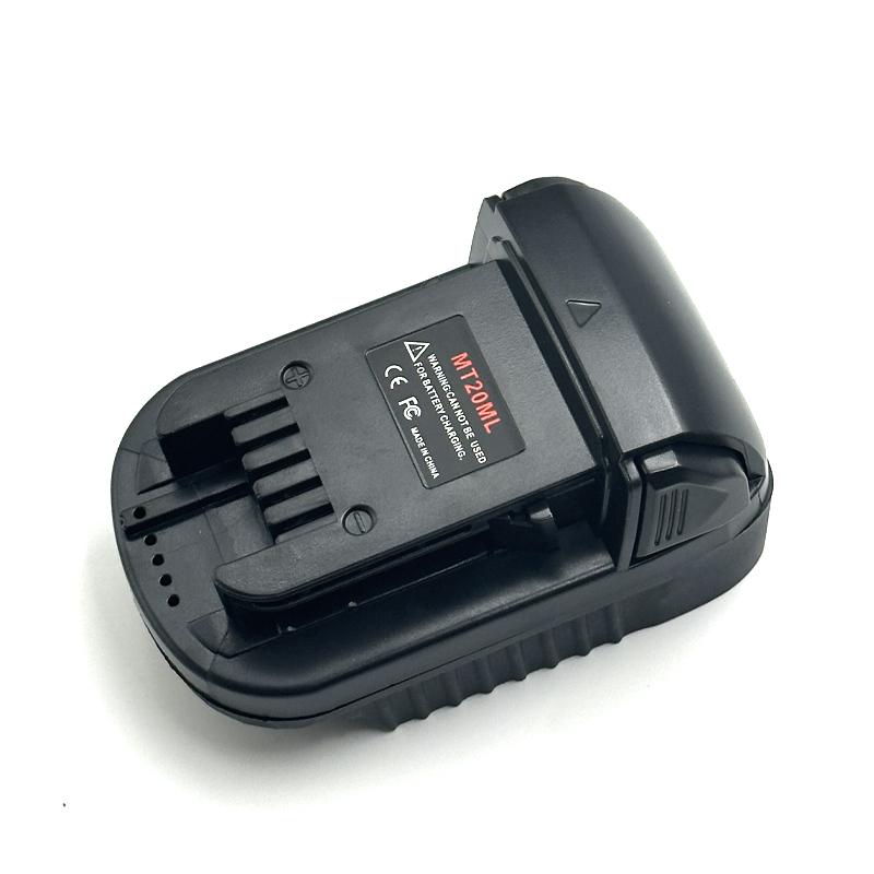 MT20ML Battery Adapter for Makita 18V Li-ion Battery BL1830 BL1860 BL1815 Convert To for Milwaukee 18V Lithium Battery