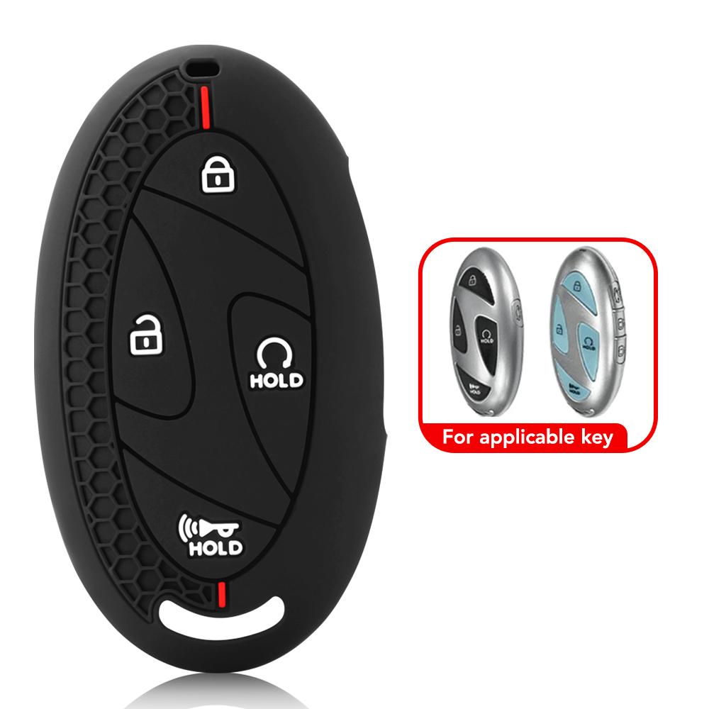 Smart Remote Key Shell Fob Silicone Car Key Case for Hyundai 5/7 Buttons Grandeur GN7 KONA Ev 2023 Lonic 6 Auto Cover Accessories