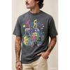 Korn Cartoon Graphic Print T Shirts Men Women Oversized Streetwear Y2k Retro Hip Hop Harajuku Short Sleeve Casual Loose Female Male Clothing
