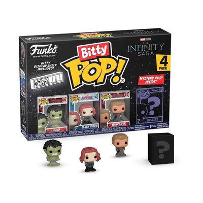 Funko Фигурки Bitty Marvel Funko Bitty Pop Marvel Мстители Халк 4 шт. POP!