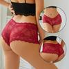 FINETOO 2PCS/Set High Waist Sexy Women Floral Lace Panties  Lingerie Brief Girl Panty S-XL Underpants Female Underwear Intimates