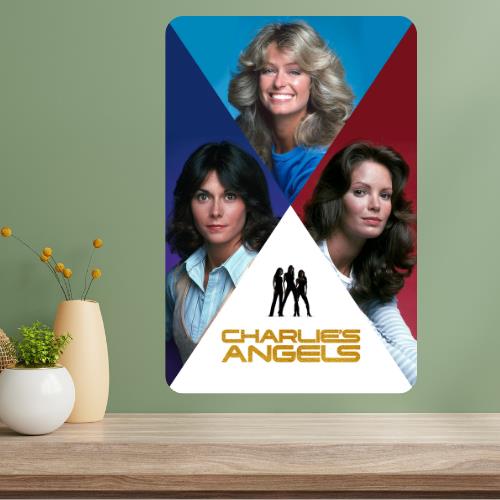 Charlieaposs Angels Classic TV Show Metal Poster Sign