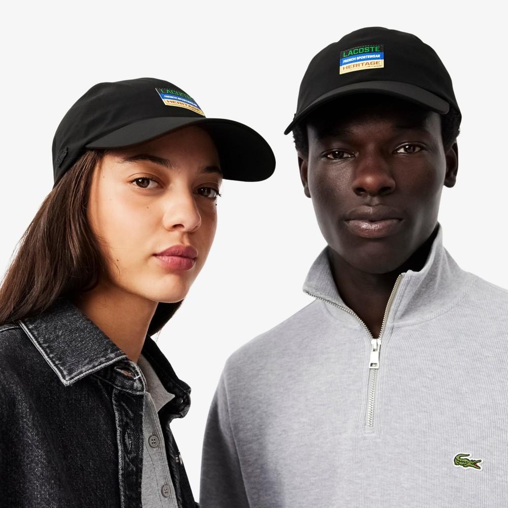 Lacoste Мужская легкая кепка-бейсболка с тиснением под крокодила, в тон, RK6047-55N031
