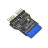 Адаптер-разветвитель 19Pin USB2.0 на два 9Pin Female для легкой совместимости с устройствами