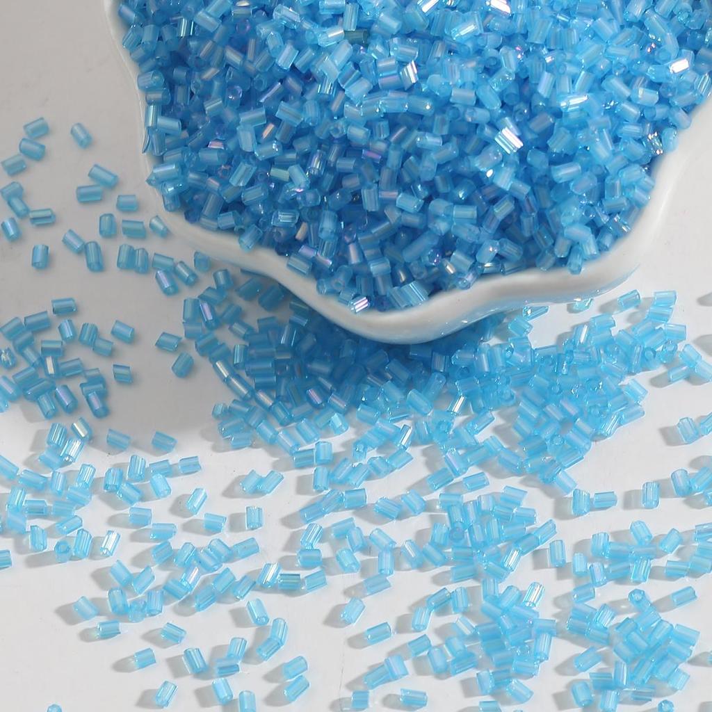 300/700 шт. Чешские цилиндрические стеклянные бисерные бусины-трубочки, европейский посевной бисер, свободные бусины для изготовления ювелирных изделий своими руками