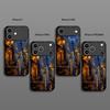 Чехол для iPhone с 2D-рисунком ночного городского пейзажа, совместимый со стеклянным протектором для iPhone 17 16 15 14 13 12 11 X XR XS Max Pro 8 plus