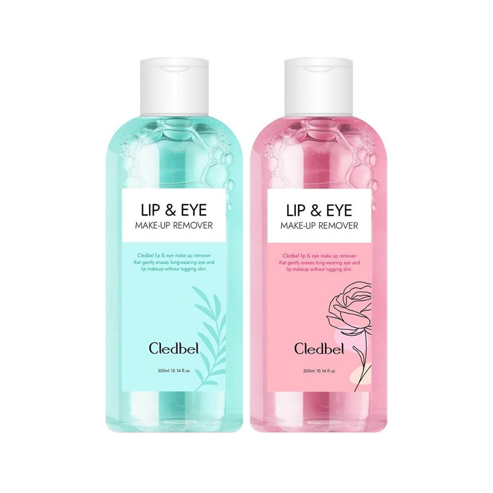 Средство для снятия макияжа с губ и глаз Cledbel Cica Rose 300 мл x 2, Cica 300 мл x 2