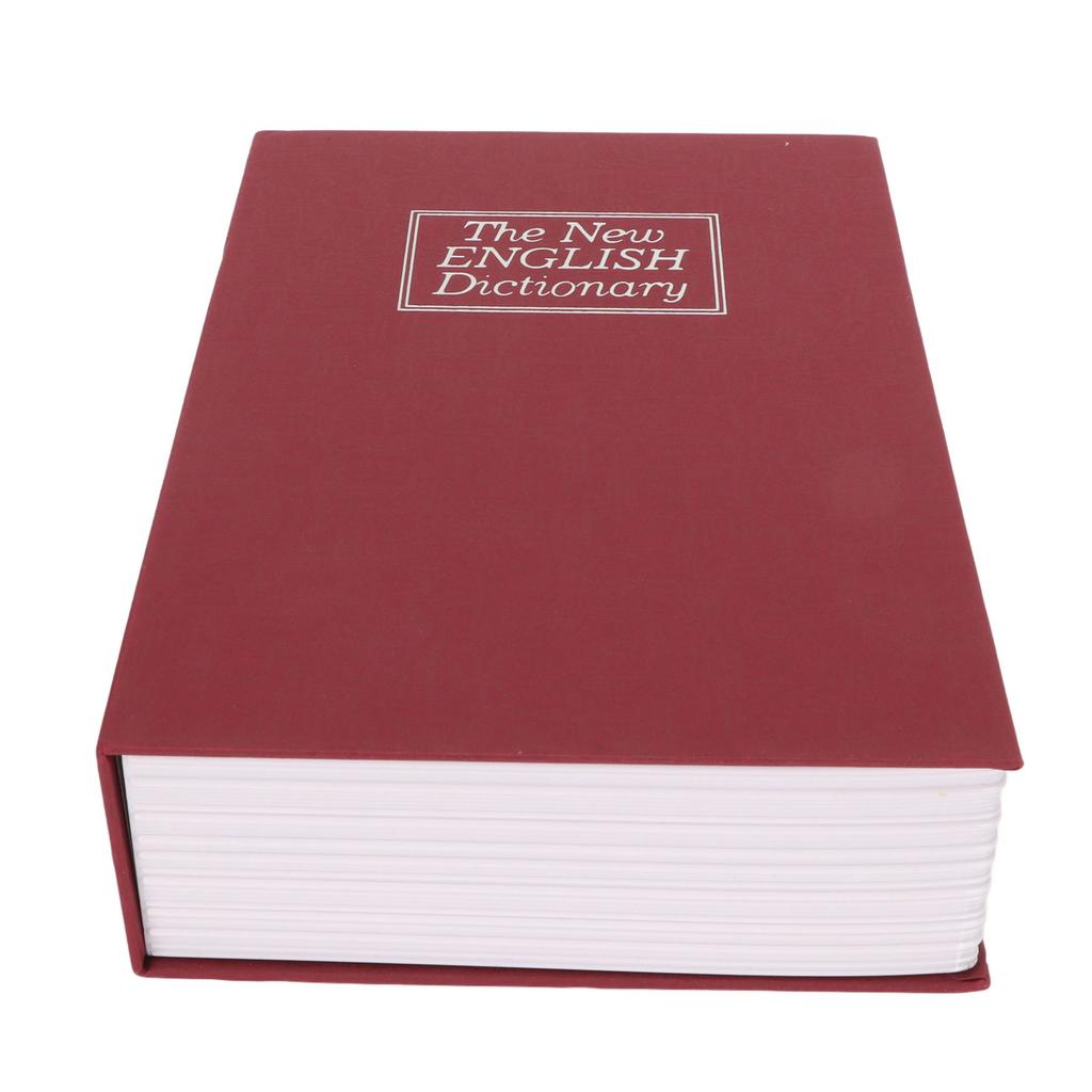 Book Safe Stainless Steel Liner Decorative ABS Material Humanized Design Protective Soft Touch