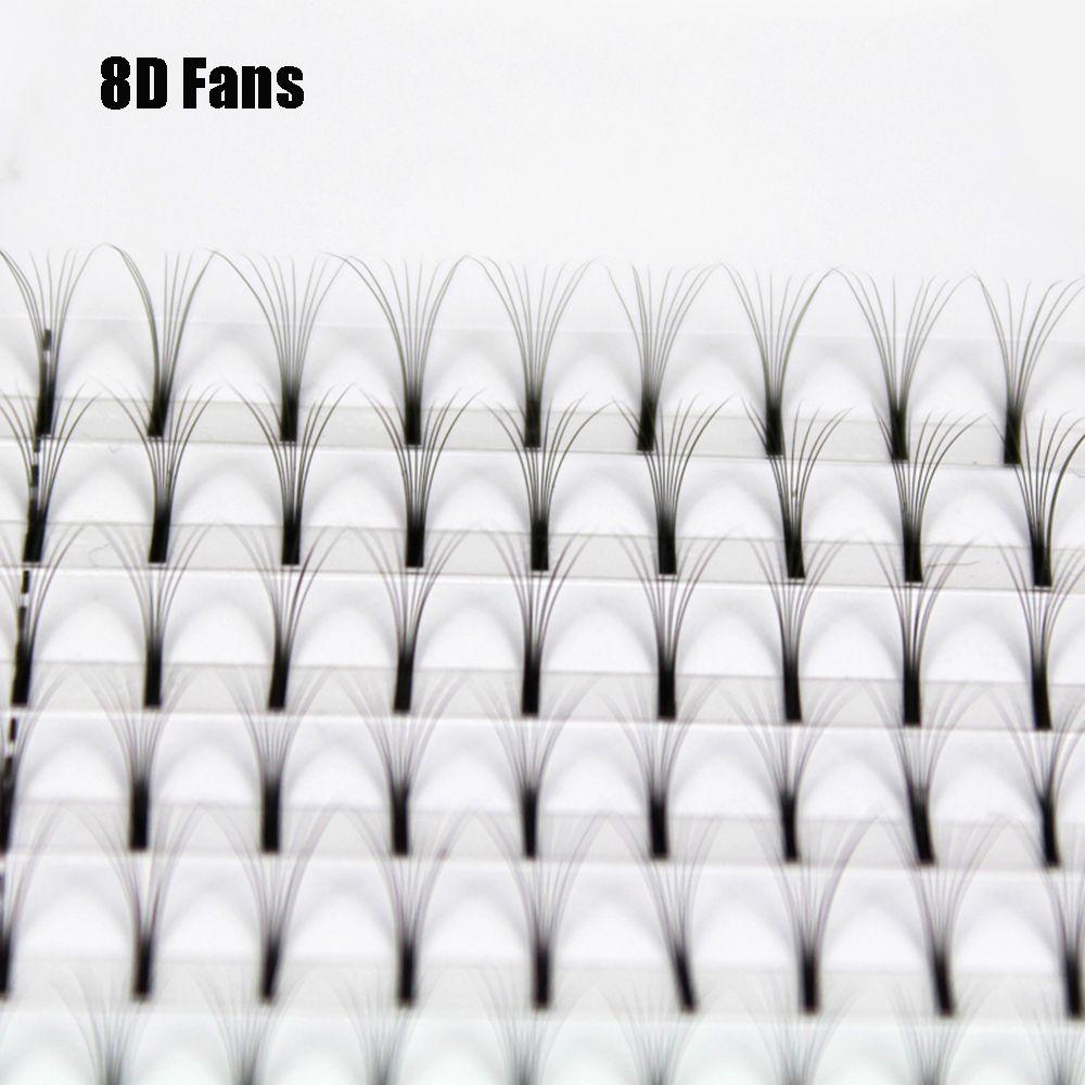 Ручная работа, натуральные длинные CD завитки, готовые объемные веера для наращивания ресниц, толщина 0,07, накладные ресницы