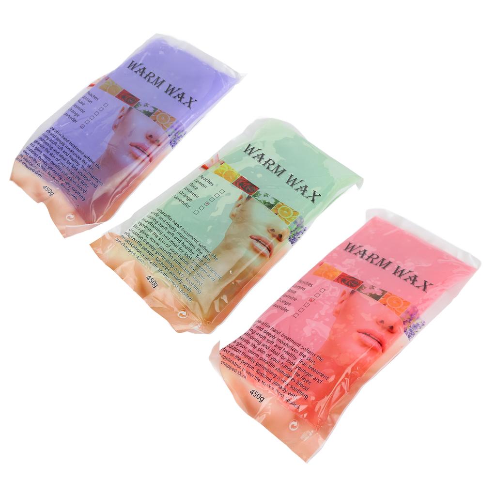 Парафиновый воск, 450 г, глубоко увлажняющие парафиновые шарики, блоки для рук, ног, сухая кожа, жесткие мышцы