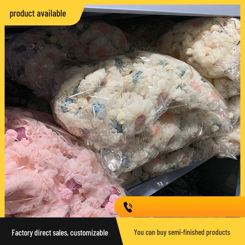 Korean Baby Girl Princess Hair Accessories: Birthday Hat, Hair Clip, Headband, Hairband Materials