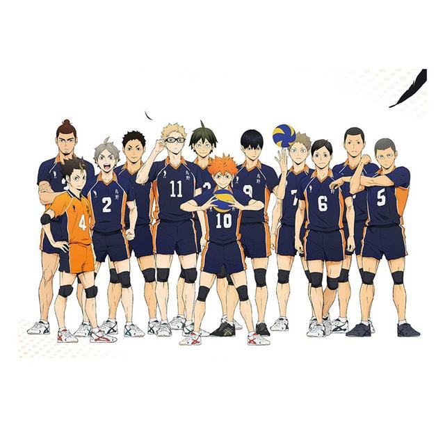 Аниме постер волейбол мальчик холст картина Haikyuu японский стиль мультфильм плакат Cuadros настенные художественные фотографии для гостиной