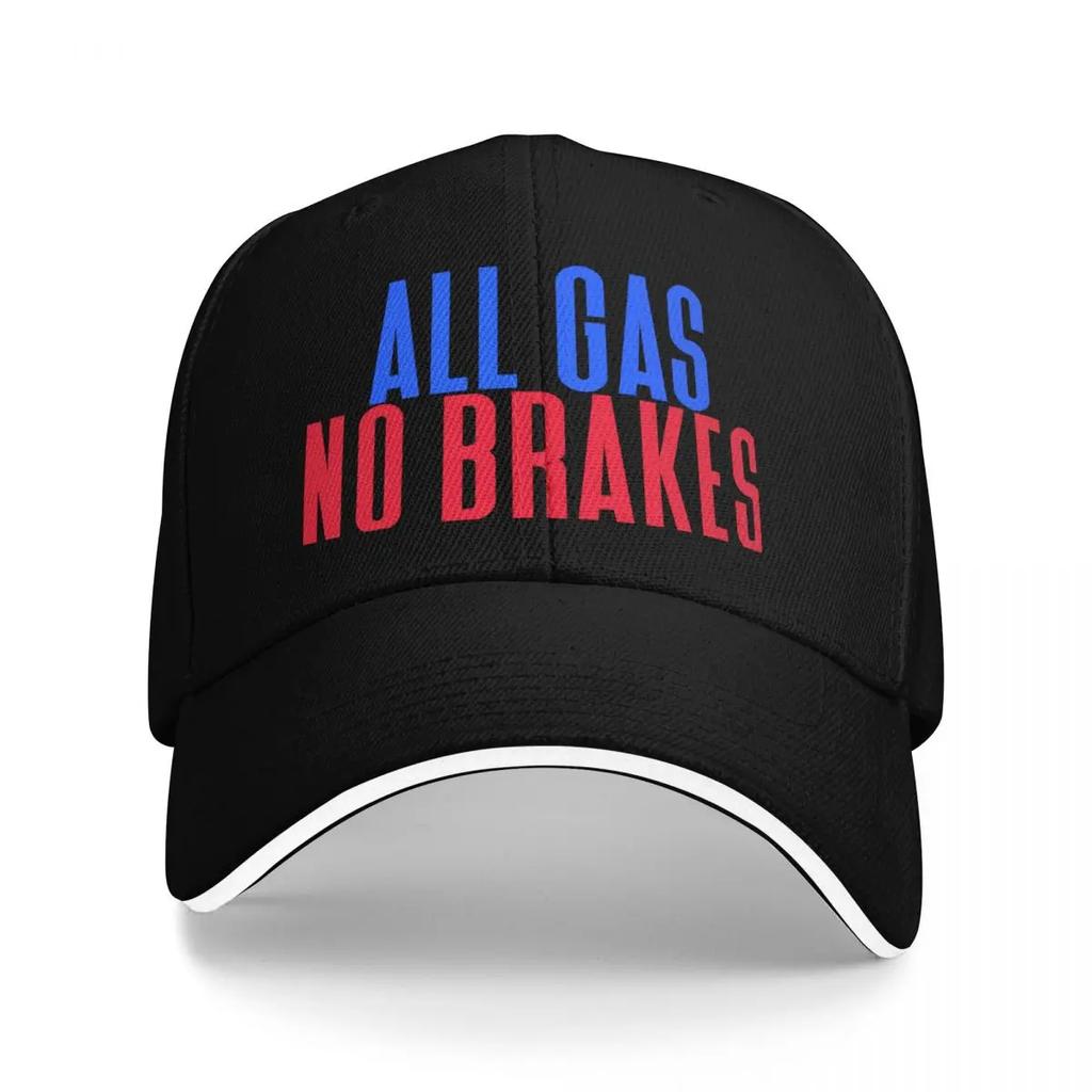 All Gas No Brakes Andrew Callaghan Baseball Cap Visor Christmas Hat Golf Cap Funny hats For Women Unisexs