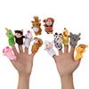 Finger Puppets, Family Stuffed Animals, Finger Puppets for the Whole Family, Storytelling, Nursery Rhymes, Educational Hand Toys (Set of 12 Animals)