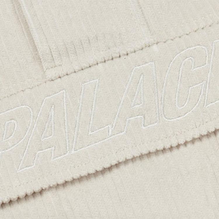 Palace X Вельветовая куртка Gore-Tex с принтом логотипа Stone, куртка унисекс, серая, на молнии до середины груди, с капюшоном P21GT025