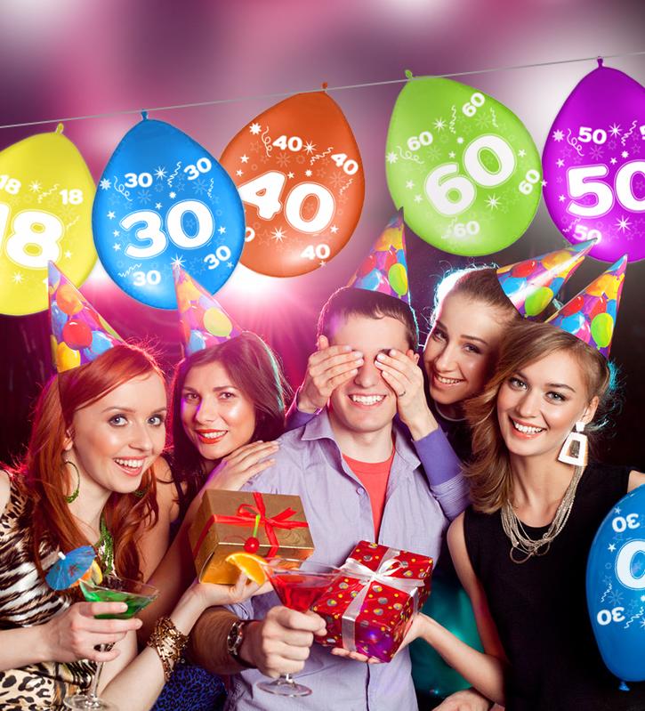 Balony Odwrotny Nadruk Cyfra 60 Sześćdziesiąt 5Szt