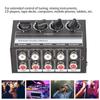 Separate Volume Knobs Stereo Mini Mixer Support 4 in 1 Out Stereo Splitte  Console