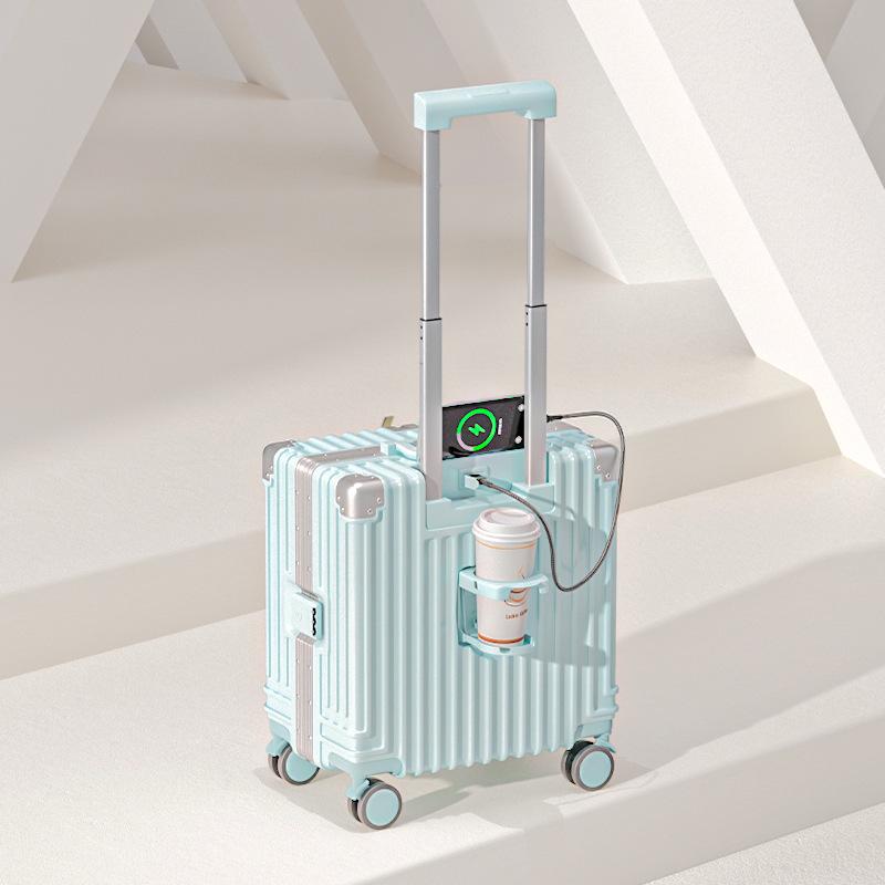 Легкий мини-чемодан на колесиках с кодовым замком, 18-20 дюймов - Идеально подходит для студентов и детей.